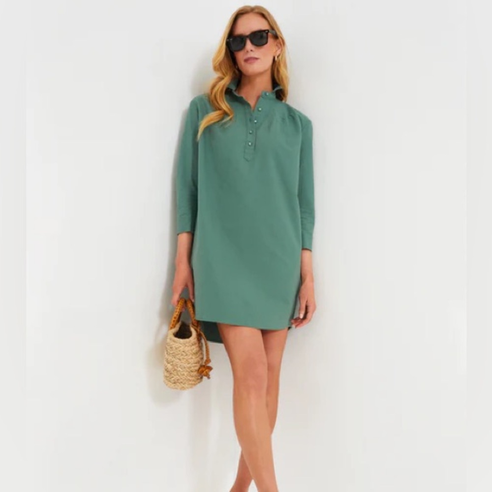 Pomander Place Green Polly Dress